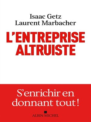 cover image of L'Entreprise altruiste